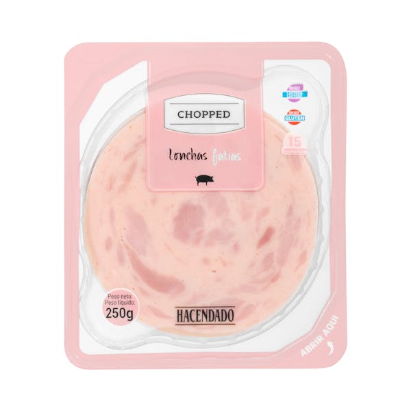 Chopped cerdo Hacendado lonchas
