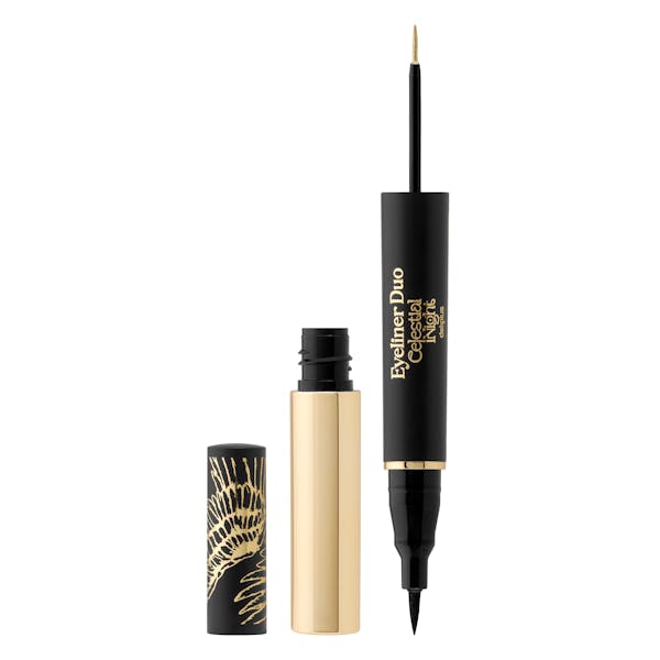 Delineador de ojos Eyeliner Duo Celestial Night Deliplus negro y dorado