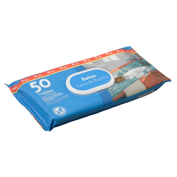 Toallitas limpiadoras de baños Bosque Verde