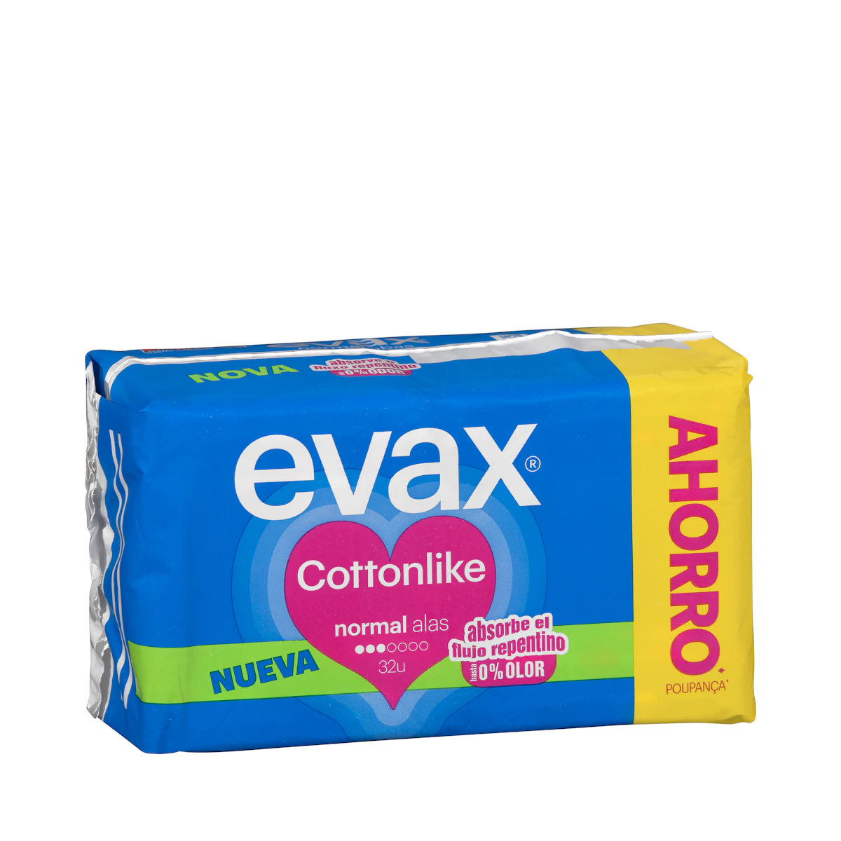 Compresa normal Evax Cottonlike con alas – Mercadona – صورة إعلانية للمنتج