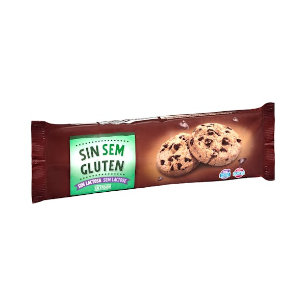 Galletas cookies sin gluten y sin lactosa Hacendado