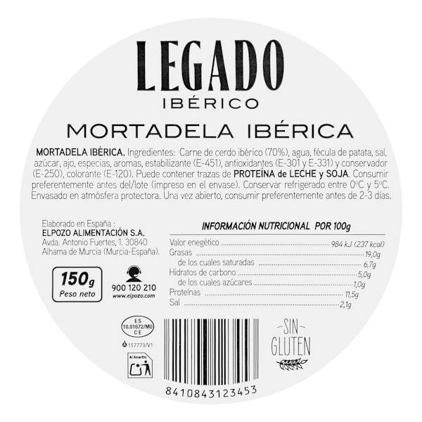 Etiqueta / ingredientes