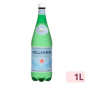 Agua mineral con gas grande San Pellegrino