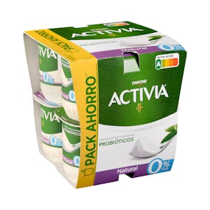 Bífidus desnatado natural Activia 0% m.g.