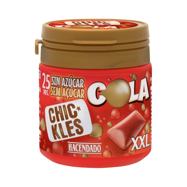 Chicles cola XXL gragea Hacendado