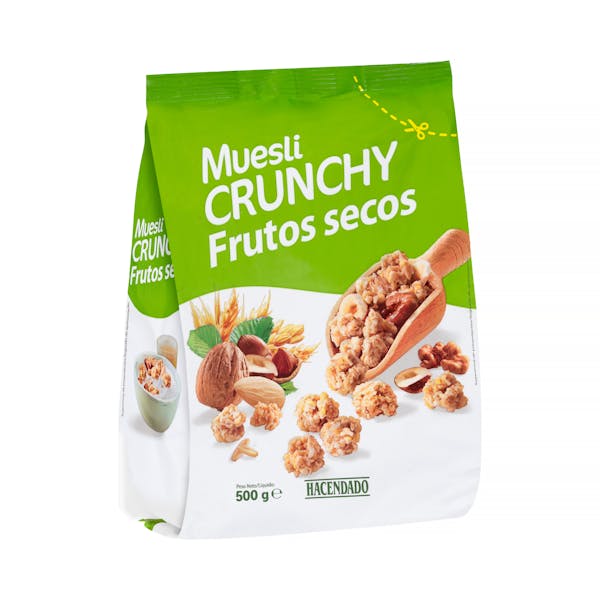 Imagen de Muesli Crunchy Hacendado con frutos secos
