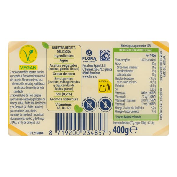 Margarina Flora Original