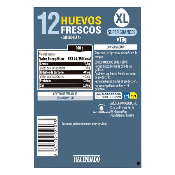 Huevos super grandes