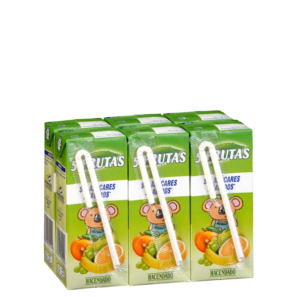 Bebida 5 frutas Hacendado sin azúcares añadidos