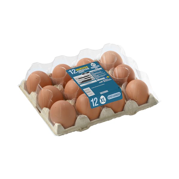Huevos super grandes XL 12 ud. en Mercadona