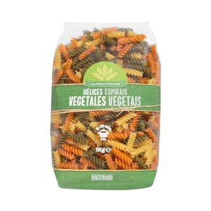 Hélices con vegetales Hacendado