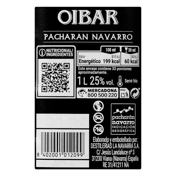 Pacharán Oibar