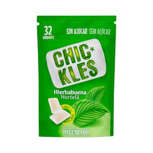 Chicle hierbabuena gragea Hacendado