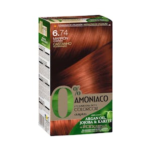 Coloración permanente 6.74 marrón cobrizo Deliplus 0% amoníaco