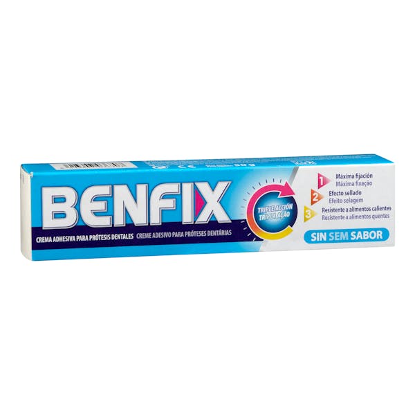 Imagen de Crema adhesiva para prótesis dentales Benfix sin sabor