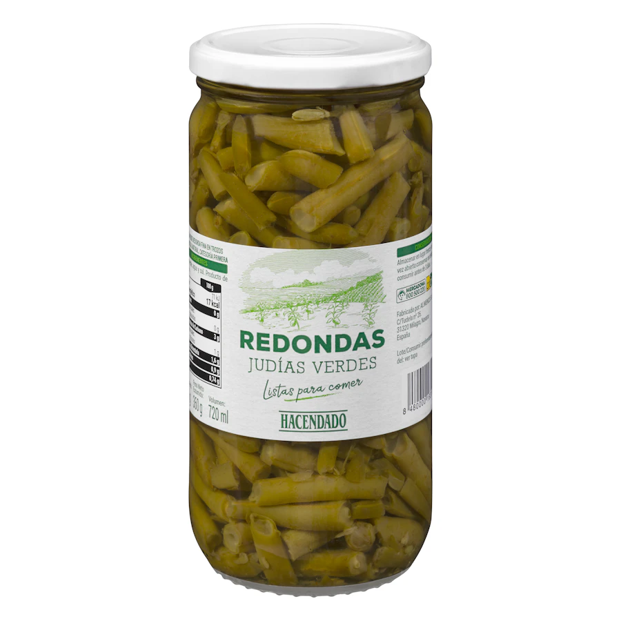 Judías verdes redondas Hacendado – Mercadona – صورة المنتج