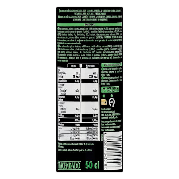 Bebida energética Furious Energy drink Hacendado