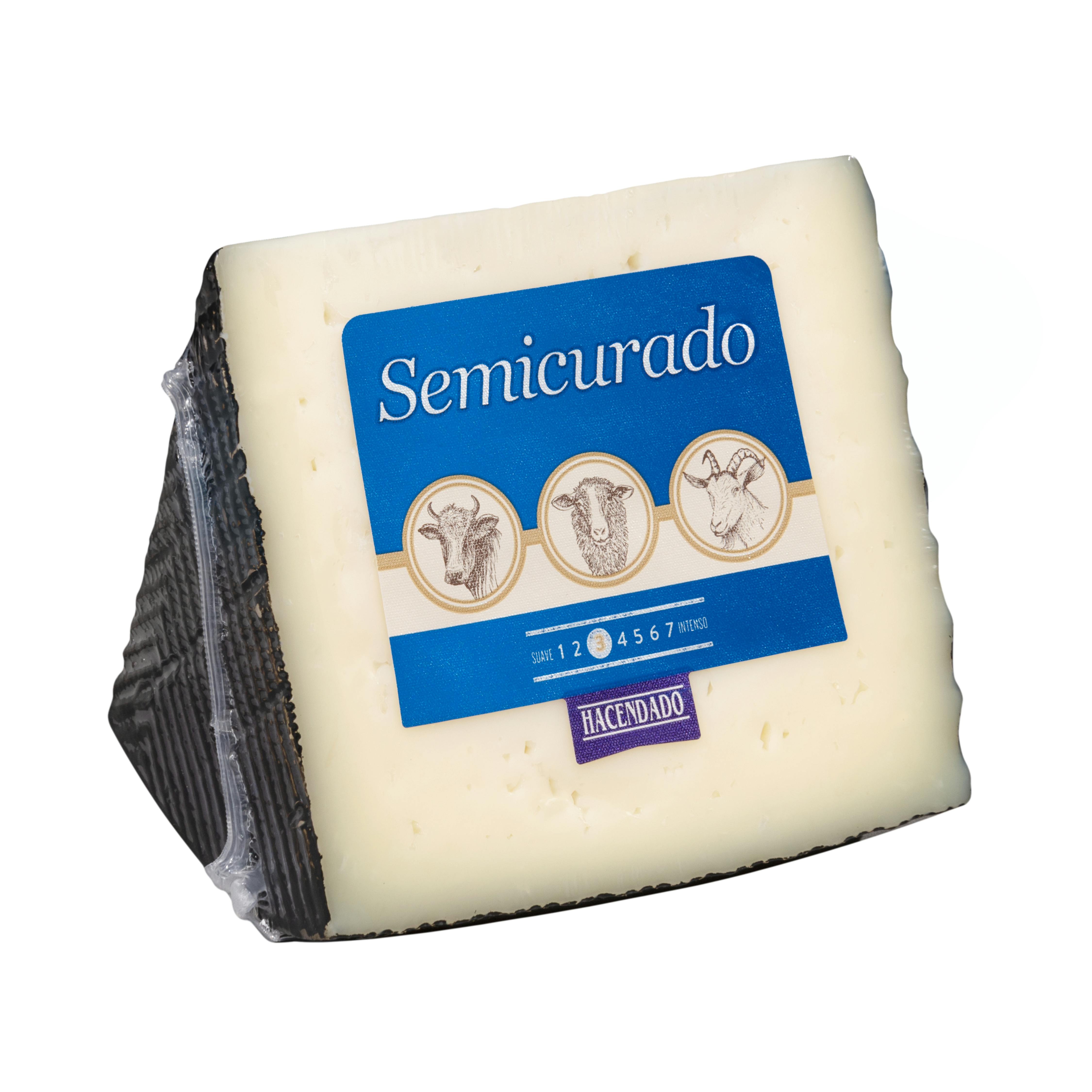 Queso Semicurado Mezcla Hacendado | Mercadona Compra Online