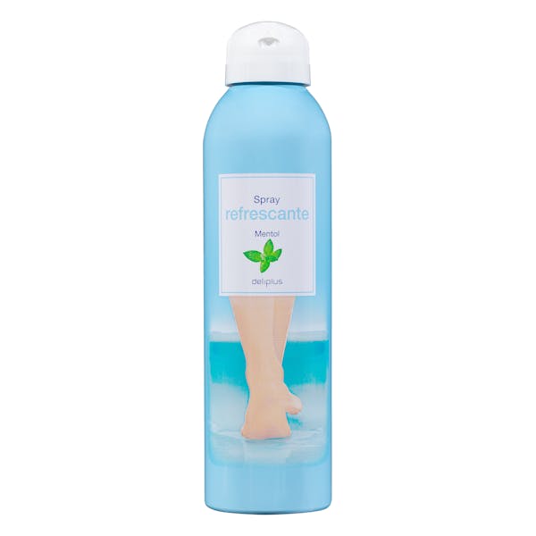 Spray refrescante mentol Deliplus para pies y piernas | Mercadona