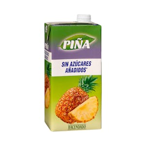 Bebida de piña Hacendado sin azúcares añadidos