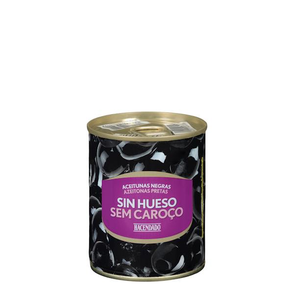 Aceitunas negras sin hueso Hacendado