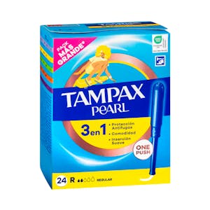 Tampones regular Tampax Pearl con aplicador