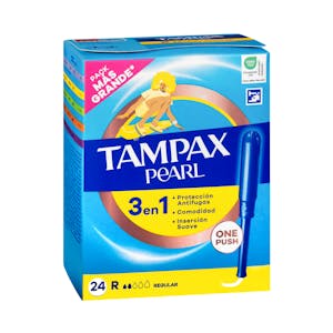 Tampones regular Tampax Pearl con aplicador