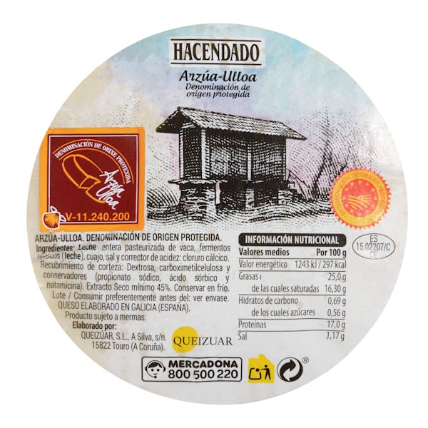 Queso Arzúa-Ulloa de vaca Punteiro