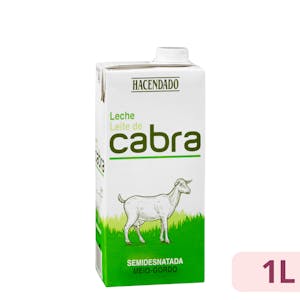 Leche semidesnatada de cabra Hacendado