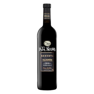 Vino tinto D.O Valdepeñas Pata Negra reserva