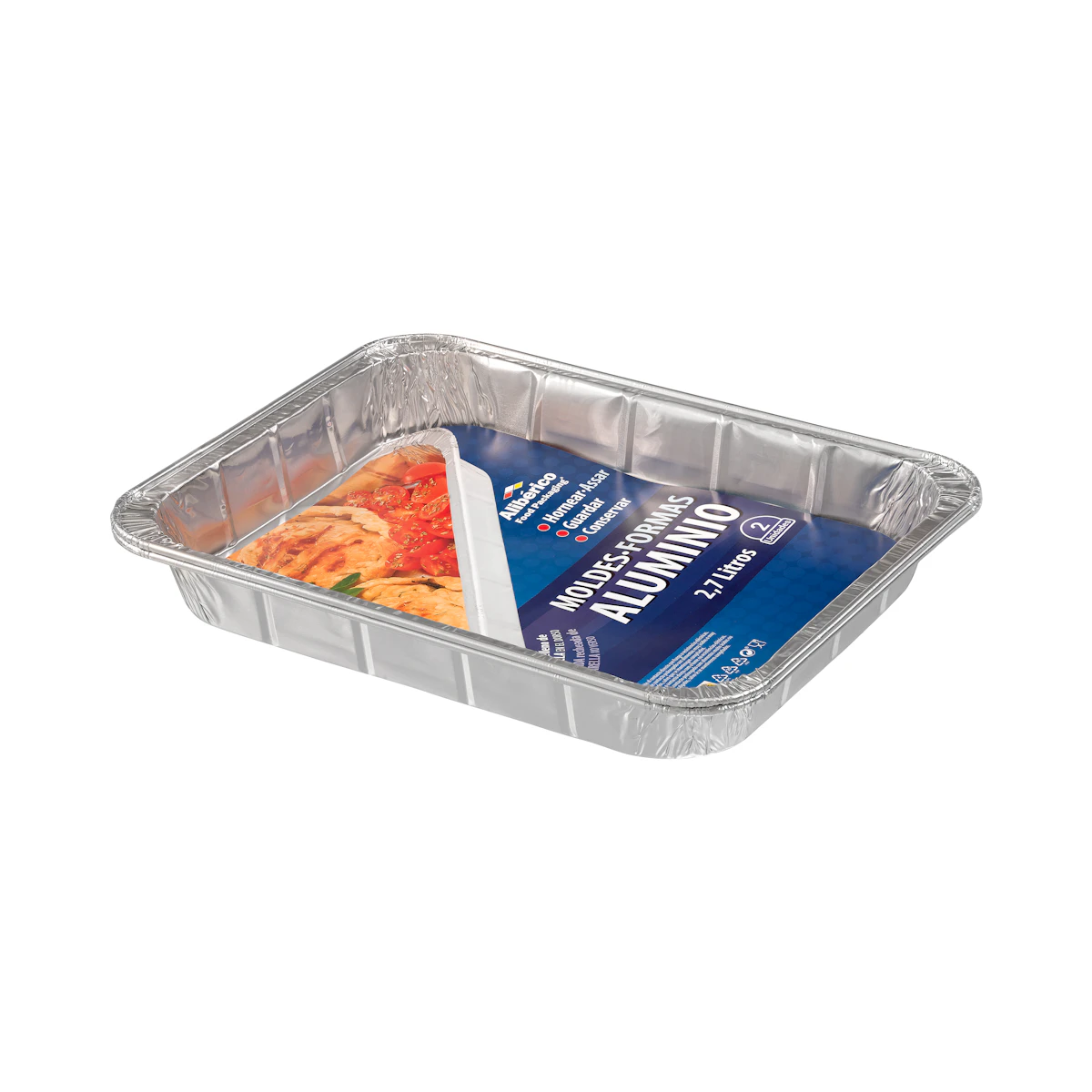 Molde de aluminio cuadrado 2,7L Alibérico – Mercadona – صورة إعلانية للمنتج