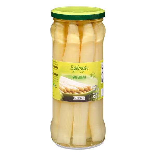 Imagen de Espárragos blancos muy gruesos Hacendado enteros