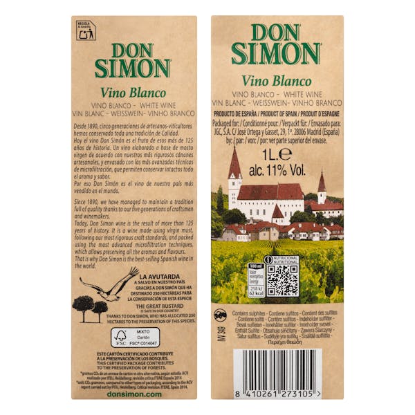 Vino blanco Don Simón