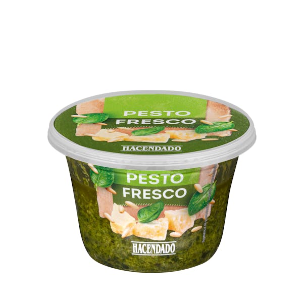 Salsa fresca Pesto con albahaca Hacendado