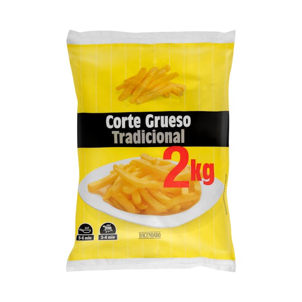 Imagen de Patatas prefritas corte grueso Hacendado ultracongeladas