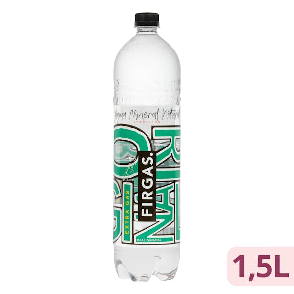 Agua mineral con extra gas grande Firgas
