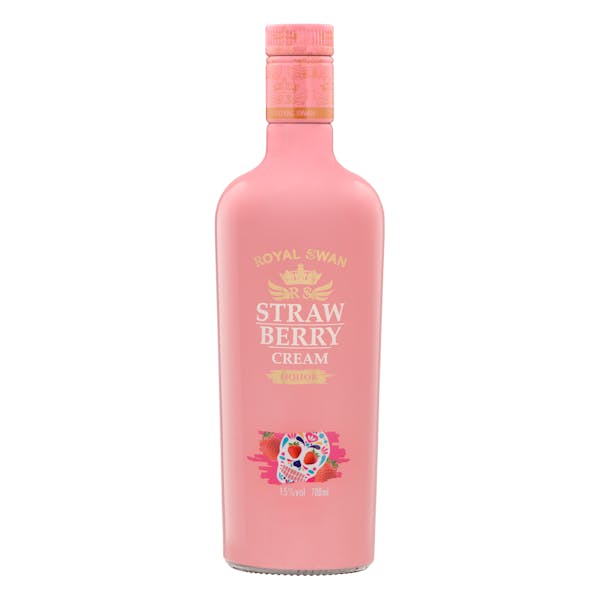 Licor crema de fresa Royal Swan