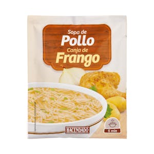 Imagen de Sopa de pollo Hacendado con fideos finos