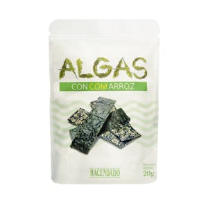 Snack de alga con arroz Hacendado