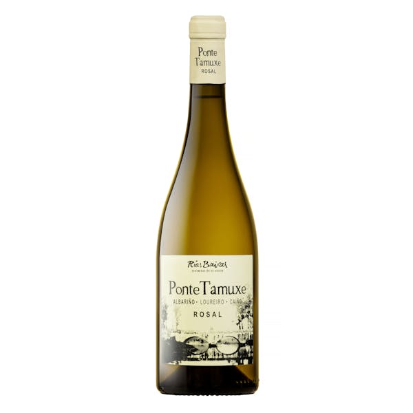 Vino blanco D.O Rías Baixas albariño Ponte Tamuxe