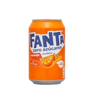 Refresco Fanta naranja zero azúcares añadidos