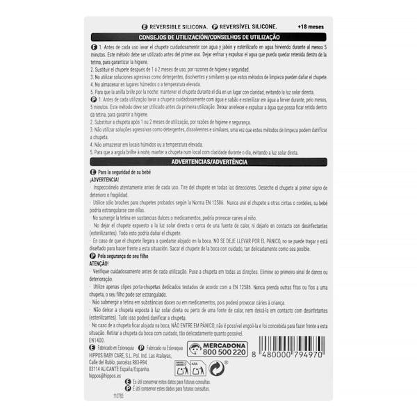 Chupete silicona reversible Deliplus +18 meses