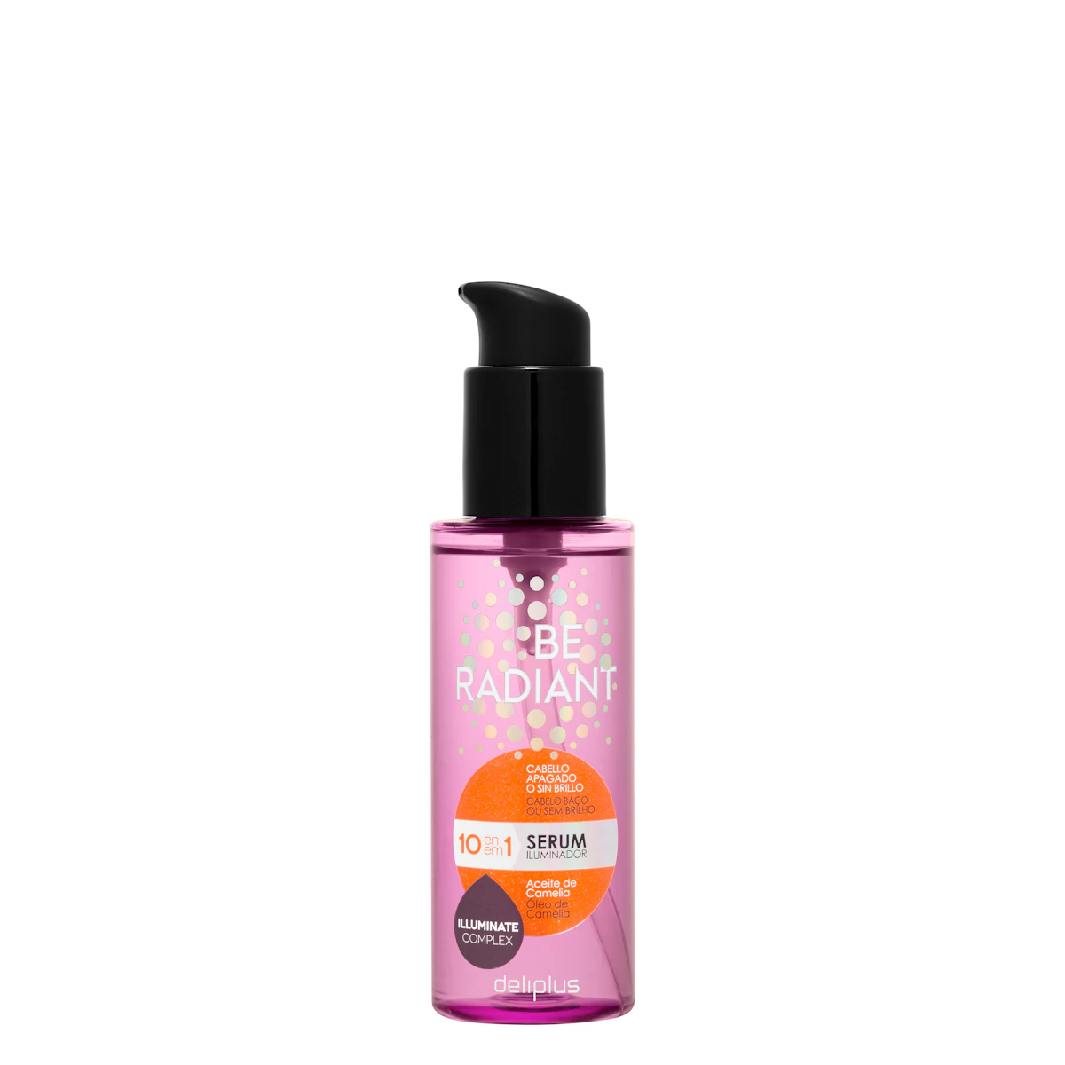 Sérum Be Radiant 10 en 1 Deliplus cabello apagado – Mercadona – صورة إعلانية للمنتج