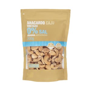 Anacardo tostado 0% sal añadida Hacendado