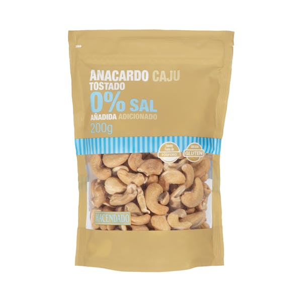 Imagen de Anacardo tostado 0% sal añadida Hacendado