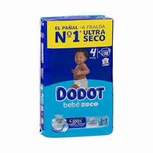 Imagen de Pañales bebé talla 4 de 9-14 kg Dodot