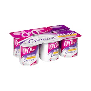 Postre lácteo cremoso natural edulcorado Hacendado 0% m.g 0% sin azúcares añadidos