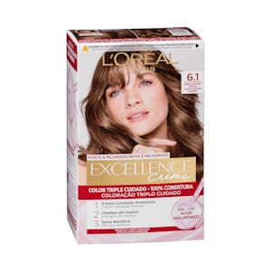 Coloración permanente 6.1 rubio ceniza oscuro Excellence Creme