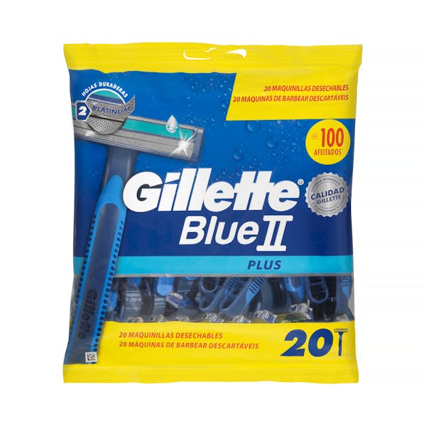 Maquinillas de afeitar desechables Gillette Blue Plus 2 hojas