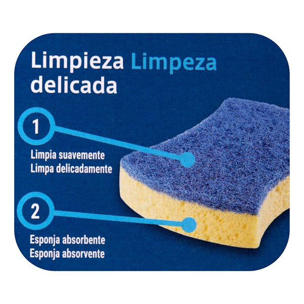 Estropajo limpieza delicada Bosque Verde